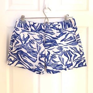 Calvin Klein Blue & White Shorts-Worn Once!
